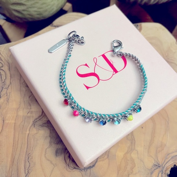 Stella & Dot Rainbow Friendship Bracelet, NWOT, colorful! - Picture 10 of 11
